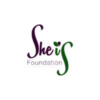 SHE IS logo
