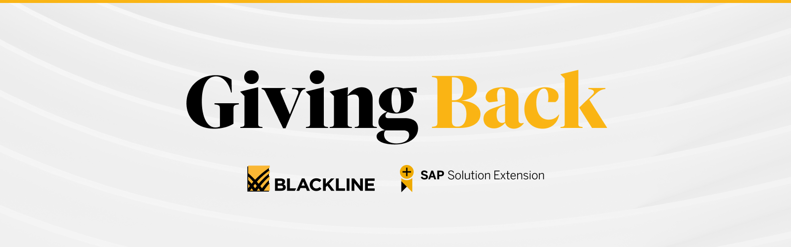 Giving Back | BlackLine + SAP Solution Extension